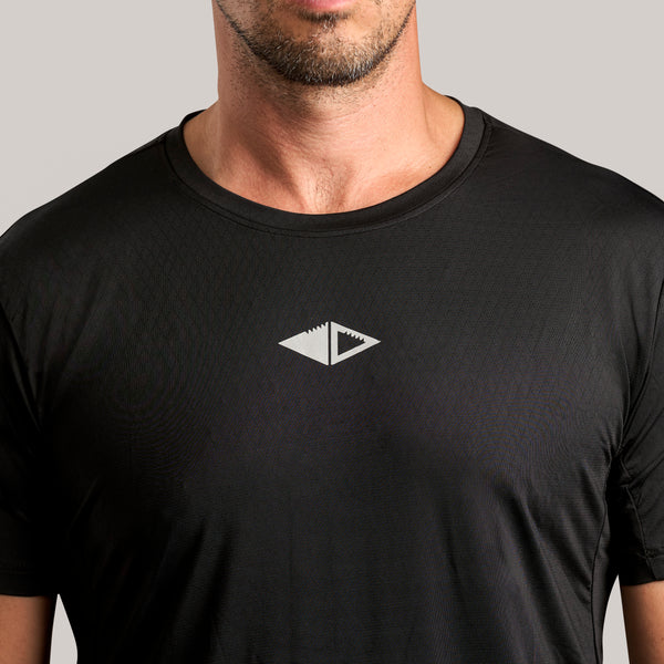 FLEX2 – Men’s Active T-Shirt – Quick-Dry Performance – Black