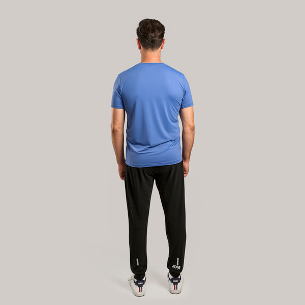 FLEX2 – Men’s Active T-Shirt – Quick-Dry Performance – Blue