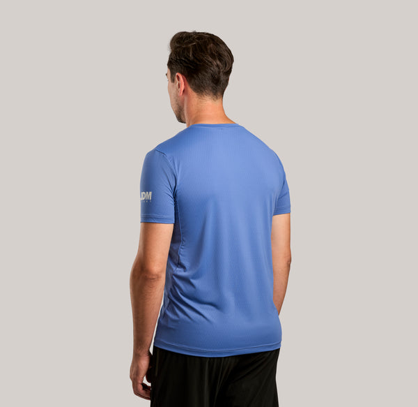FLEX2 – Men’s Active T-Shirt – Quick-Dry Performance – Blue