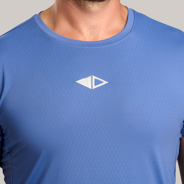 FLEX2 – Men’s Active T-Shirt – Quick-Dry Performance – Blue