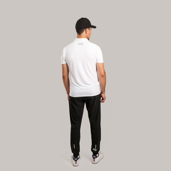 ONYX2 – Men’s Polo Shirt – Stretch Short Sleeve – White