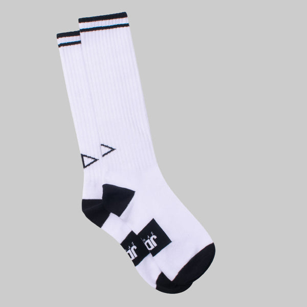 SOX2 – Women Sport Knee Socks – White and Black