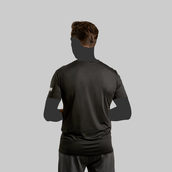 Back view of JDM ACTIVE FLEX2 stretch breathable tee