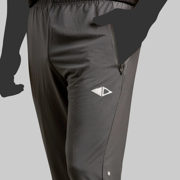 LYNX25 JDM ACTIVE Athletic fit jogger pants for men close up of fabric